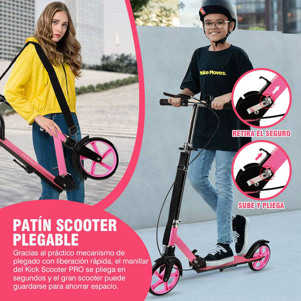 Scooter Patin Diablo Plegable Ajustable Para Jóvenes Adulto