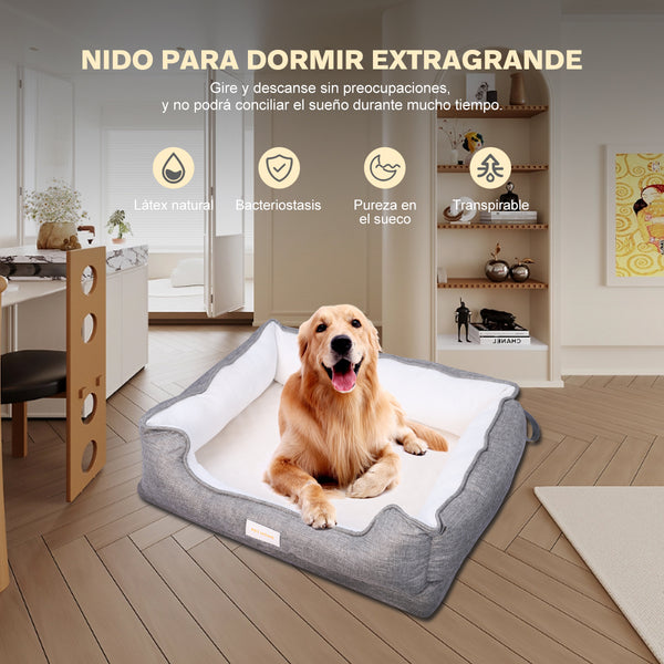 Cama Para Perros Y Gatos Medianos Ortopédica Lavable Suave