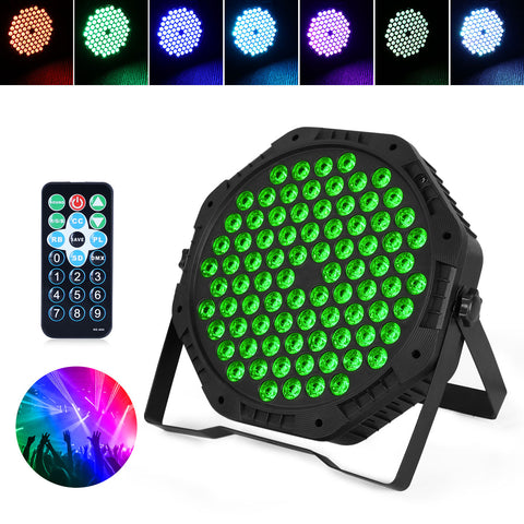 Cañon De Leds Audio Rítmico Multicolor Luces Rgb Dmx Fiestas 84 leds Full Color C Ventilador Incorporado