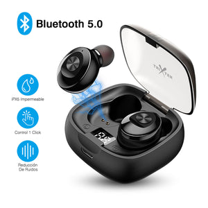 Auriculares Inalambricos Bluetooth 5.0 Estéreo HiFi Mini Twins In-Ear